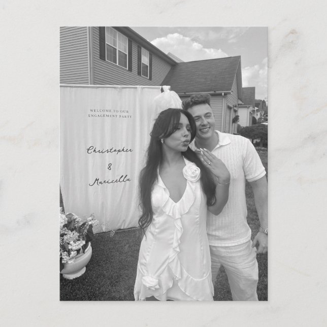 Cartão de Agradecimento, Postcard em Branco (Frente)