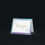 Cartão De Agradecimento Praga Tropical de Serena Roxa<br><div class="desc">Este cartões de agradecimentos apresenta um fundo temático do oceano roxo,  e estrelas agudas do mar. Edite a maioria dos textos para atender às necessidades do seu evento. Este obrigado é perfeito para seu evento tropical,  praia,  sereia e temático de verão.</div>