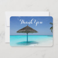 Praia Tropical com aquele guarda-chuva. Obrigado