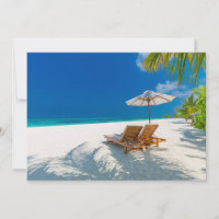Praias Tropicais | Lounge Chairs Beach, Bora Bora