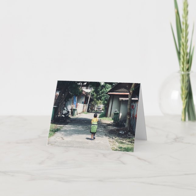 Cartão De Agradecimento Precioso Little Baboo (Frente)