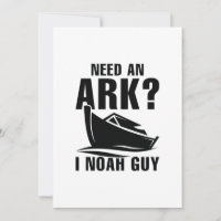 Preciso De Uma Arca Para A Cara Noah