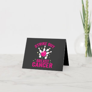 Cartão De Agradecimento Presente De Boliche Engraçado Com Cancer De Mama