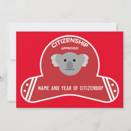 Cartão De Agradecimento Presente de Parabéns do Partido da Cidadania Austr