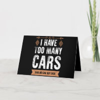 Presente do Cara do Carro Engraçado Eu Tenho Muito