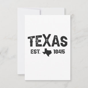 Cartão De Agradecimento Presente Patriótico do Estado Americano no Texas E