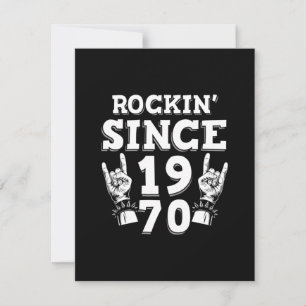 Cartão De Agradecimento Presente Xmas Rockin Desde 1970
