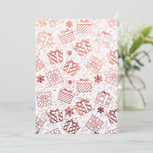 Cartão De Agradecimento Presentes de Natal 5