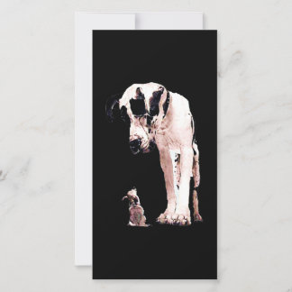 Cartão De Agradecimento Presentes para cães| Amantes De Dane Familiares
