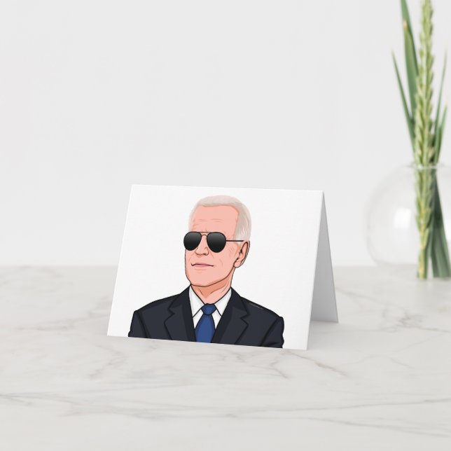 Cartão De Agradecimento Presidente Joe Biden (Frente)
