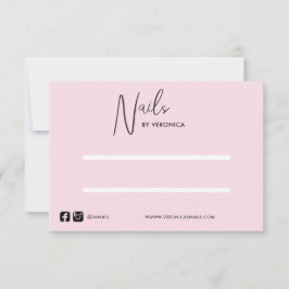 Cartão De Agradecimento Pressionar Chic A Preto Rosa Na Placa De Visualiza