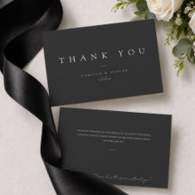 Preto carvão elegante Minimalista
