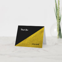 Preto e Dourado Minimalista Contemporâneo