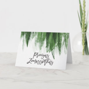 Cartão De Agradecimento Priezigus Ziemassvetkus Felry Christmas letão