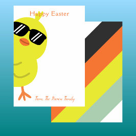 Cartão De Agradecimento Primavera Felz pascoa