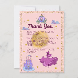 Cartão De Agradecimento Princesa Obrigada