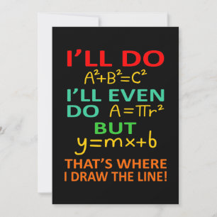 Cartão De Agradecimento Professor de Matemática, Matemática, Matemática