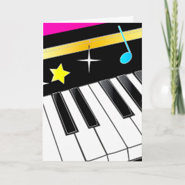 Cartão De Agradecimento Professor de Música Obrigado