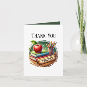 Cartão De Agradecimento Professor Fofo adicione sua mensagem 