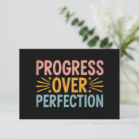 Professor Progresso em vez de Perfeição Volta às A