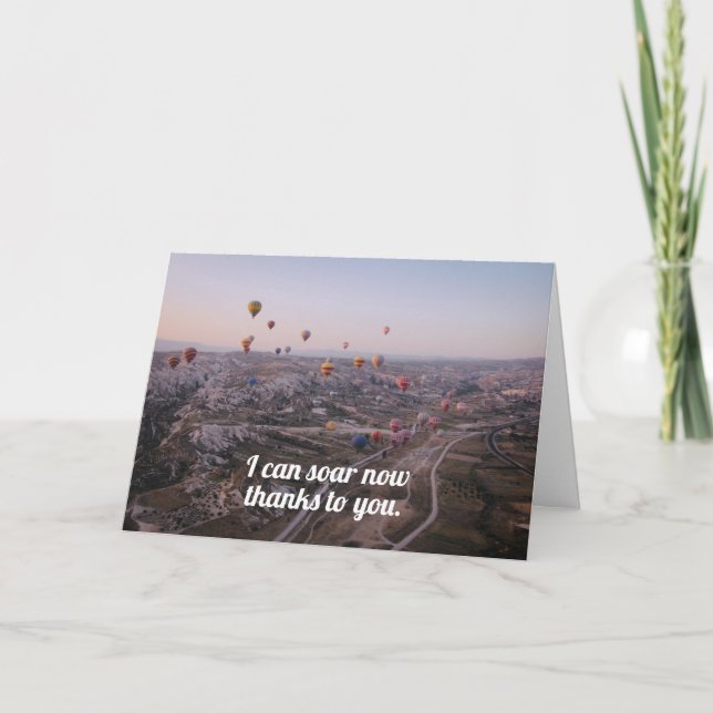 Cartão De Agradecimento Professora, Obrigado-Você-Carregador (Frente)