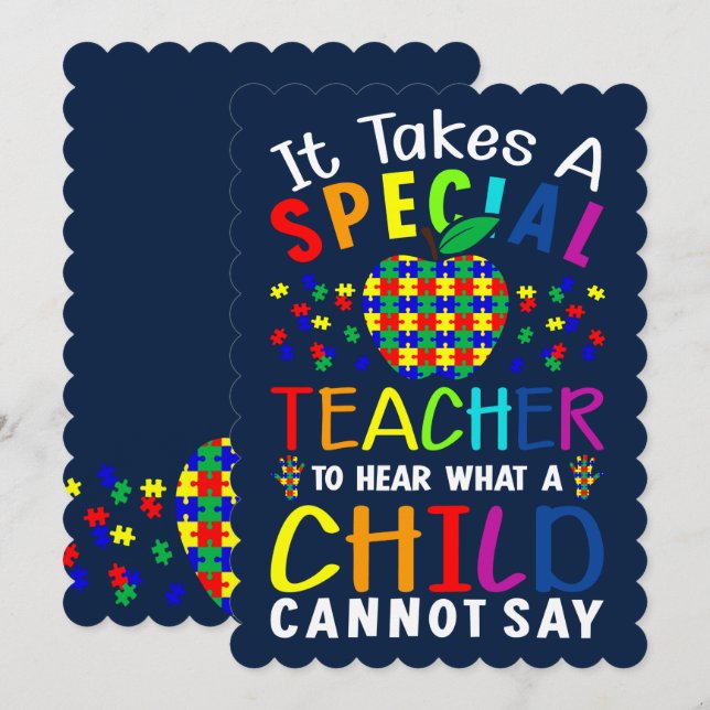 Cartão De Agradecimento Professora Que Engana O Que Criança Não Pode Dizer (Frente/Verso)