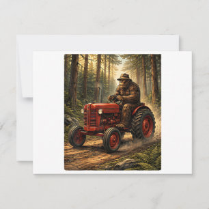 Cartão De Agradecimento Projeto de Trator Bigfoot para Fazenda do Pai Faze