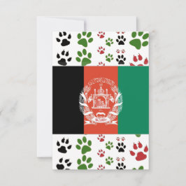 Cartão De Agradecimento Proteção animal Placa plana de 3,5" x 5"