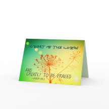 Psalm 145:3 Great is the Lord, Bible Verse card
