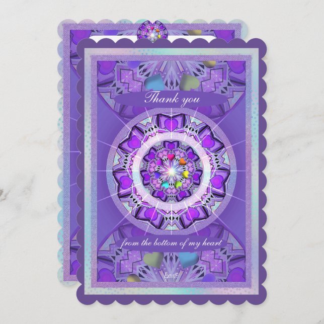 Cartão De Agradecimento Puro W2 (Frente/Verso)