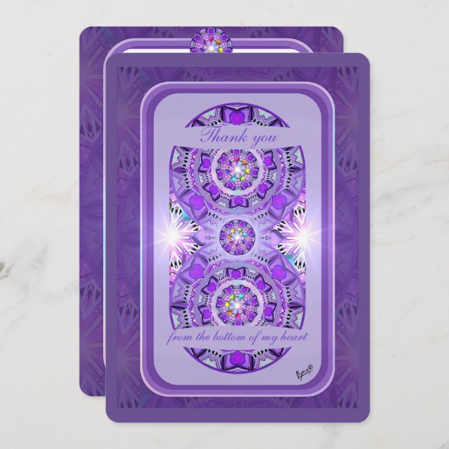 Cartão De Agradecimento Puro W2 (Frente/Verso)