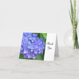Cartão De Agradecimento Purple Hydrangea Thank You
