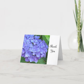 Cartão De Agradecimento Purple Hydrangea Thank You