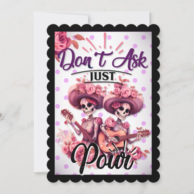 Cartão De Agradecimento Púrpura e Bonito do crânio (Frente)