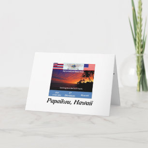 Cartão De Agradecimento qsl 961 dobrado