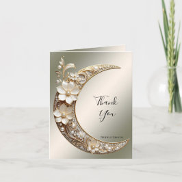 Cartão de Agradecimento Quadro Lua Crescente Decor