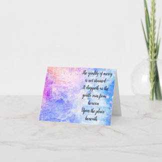 Cartão De Agradecimento Qualidade do Compaixão