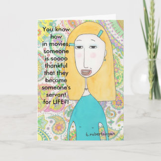 Cartão De Agradecimento Quase Que Muito Obrigado