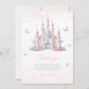 Cartão De Agradecimento Quatro Princesas para Sempre Conto de Fadas do Cas