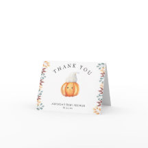 Queda de abóbora no chapéu - obrigado