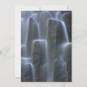 Cartão De Agradecimento Quedas De Água Sobre Colunas De Basalto