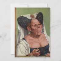 Quentin Matsys - Uma Mulher Velha Grotesca