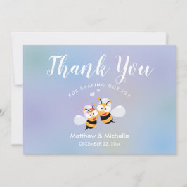 Cartão De Agradecimento Querido Querido Que Era Casamento De Casal