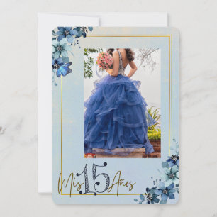 Cartão de agradecimento Quinceañera