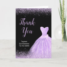 Quinceanera Light Purple Dress Faux Glitter