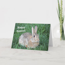 Cartão De Agradecimento Rabbit Easter Card