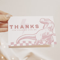 Rad Dinossaur Três Rapazes Rex Rosa Aniversário