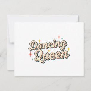 Cartão De Agradecimento Rainha da Dança