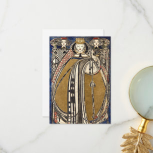 Cartão De Agradecimento Rainha das Espadas de Margaret Macdonald Mackintos