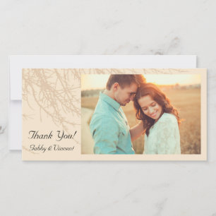 Cartão De Agradecimento Ramificações da Natureza Obrigado